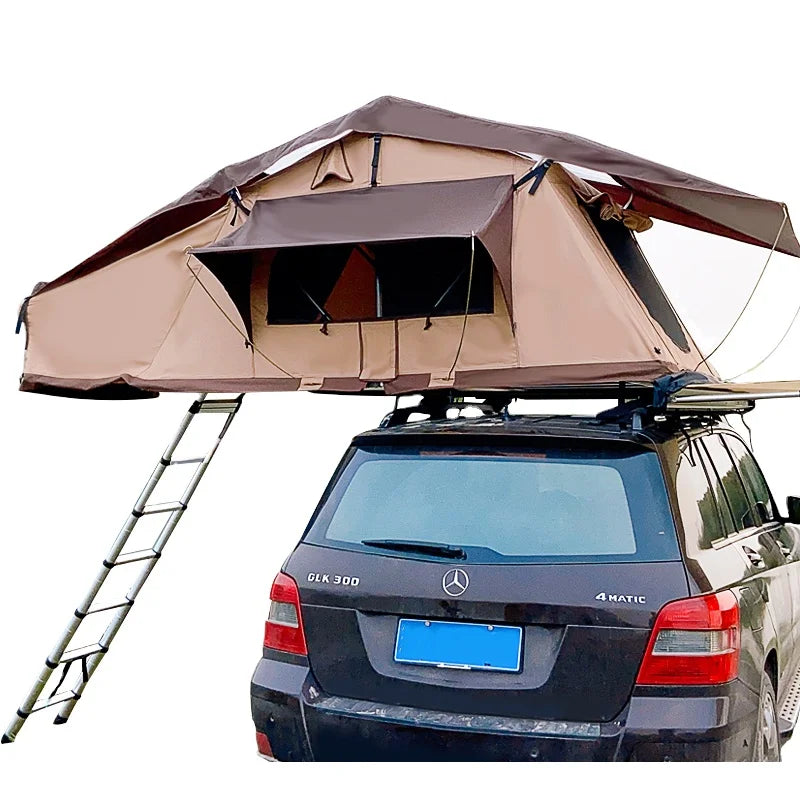 Waterproof Outdoor 3-4 Person Car Roof Top Tent for Trucks SUV Camping