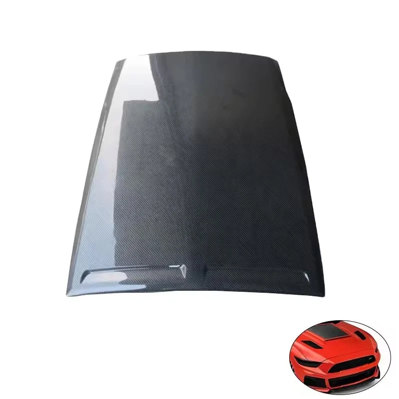 STLF Car Modification Accessories Front Bonnet Carbon Fiber Engine