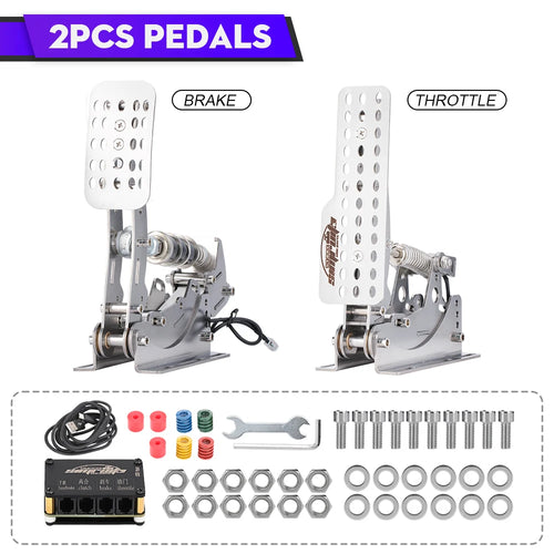 SimRuito Sim Racing LoadCell Pedals 3mm stainless steel Racing