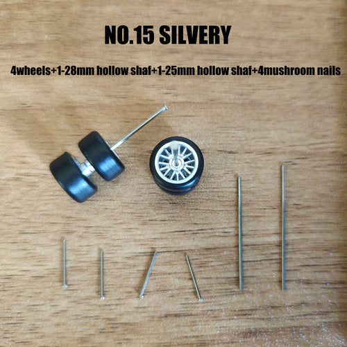 1: 64 Custom Alloy Car Hot Wheels Model Modification Accessory Tires