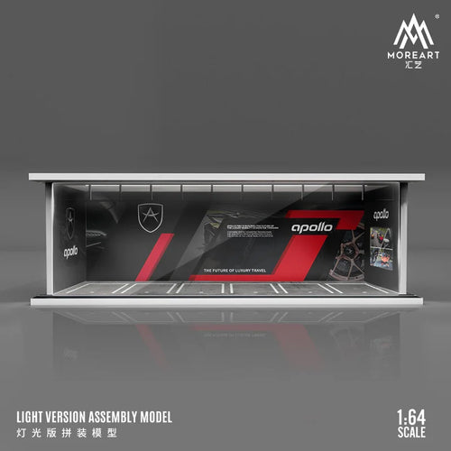 Timemicro+MoreArt 1:64 LEXUS theme - light version assembled garage