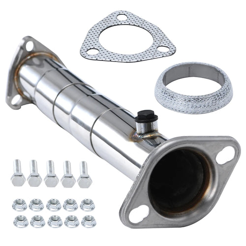 2.5" Stainless Steel Adjustable Car Exhaust Pipe Converter Kit For