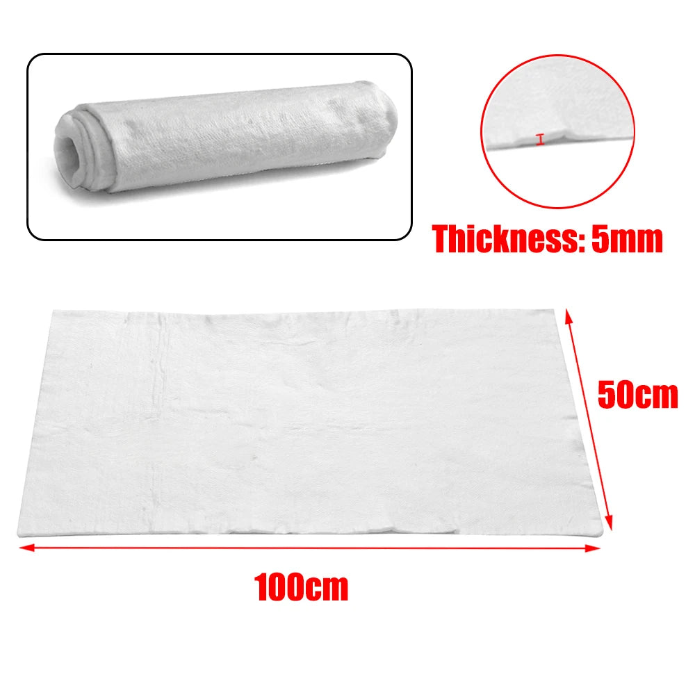 5MM Motorcycle Exhaust Pipe Silencer Cotton Heat Insulation Cottons