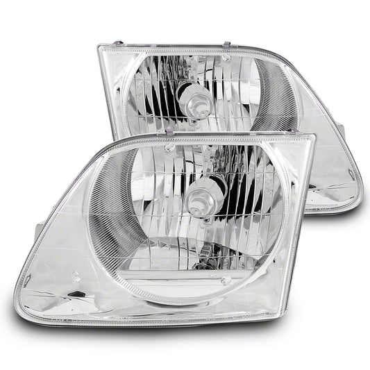 Raxiom G2 Euro Headlights; Chrome Housing; Clear Lens