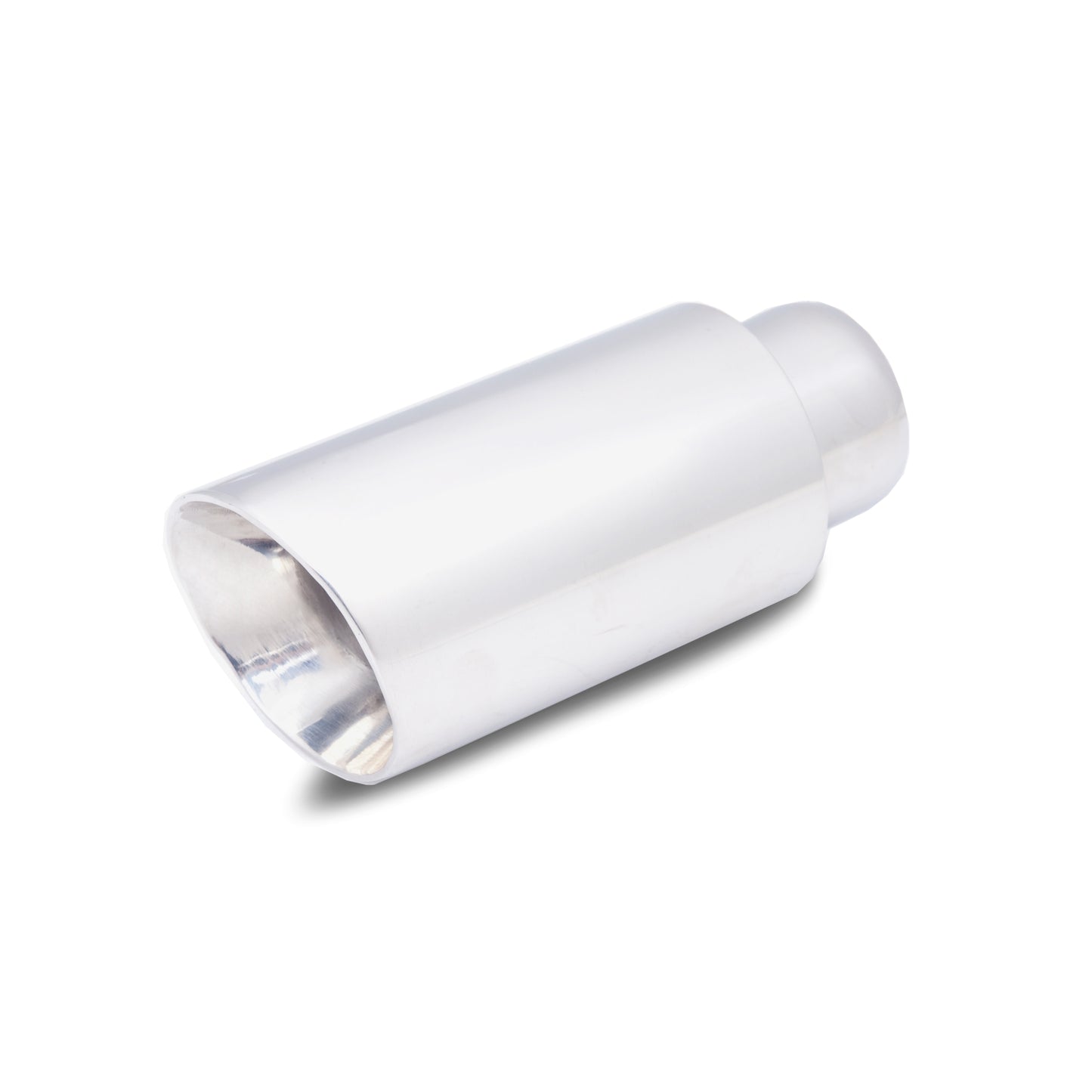 3.5" OD Angle Cut Double Wall 2.25" (Expandable); Exhaust Tail Pipe Tip