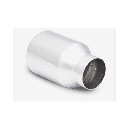 3.5" OD Roll In 2.5" Inlet (5.5" Long) S/Steel; Exhaust Tail Pipe Tip