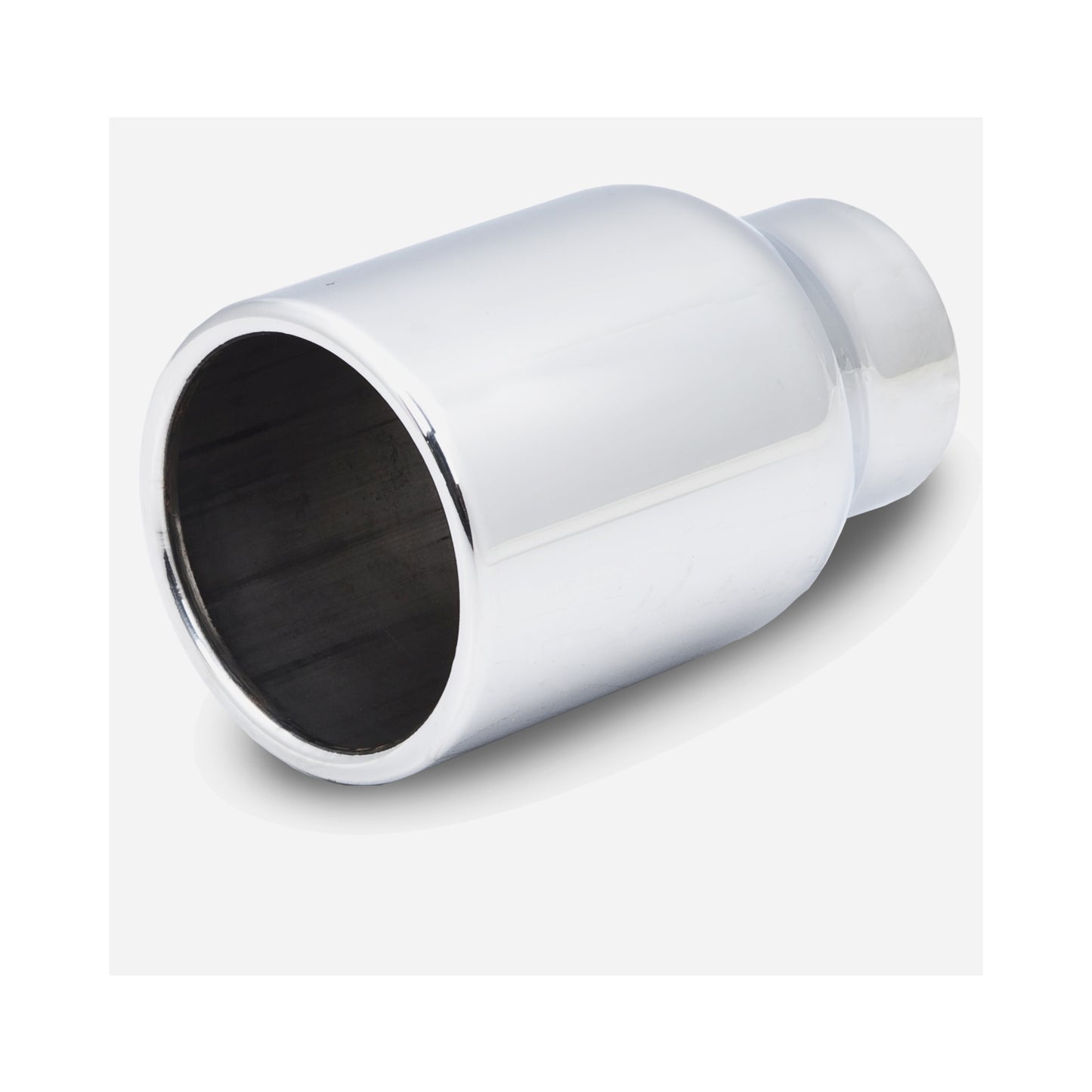 3.5" OD Roll In 2.5" Inlet (5.5" Long) S/Steel; Exhaust Tail Pipe Tip