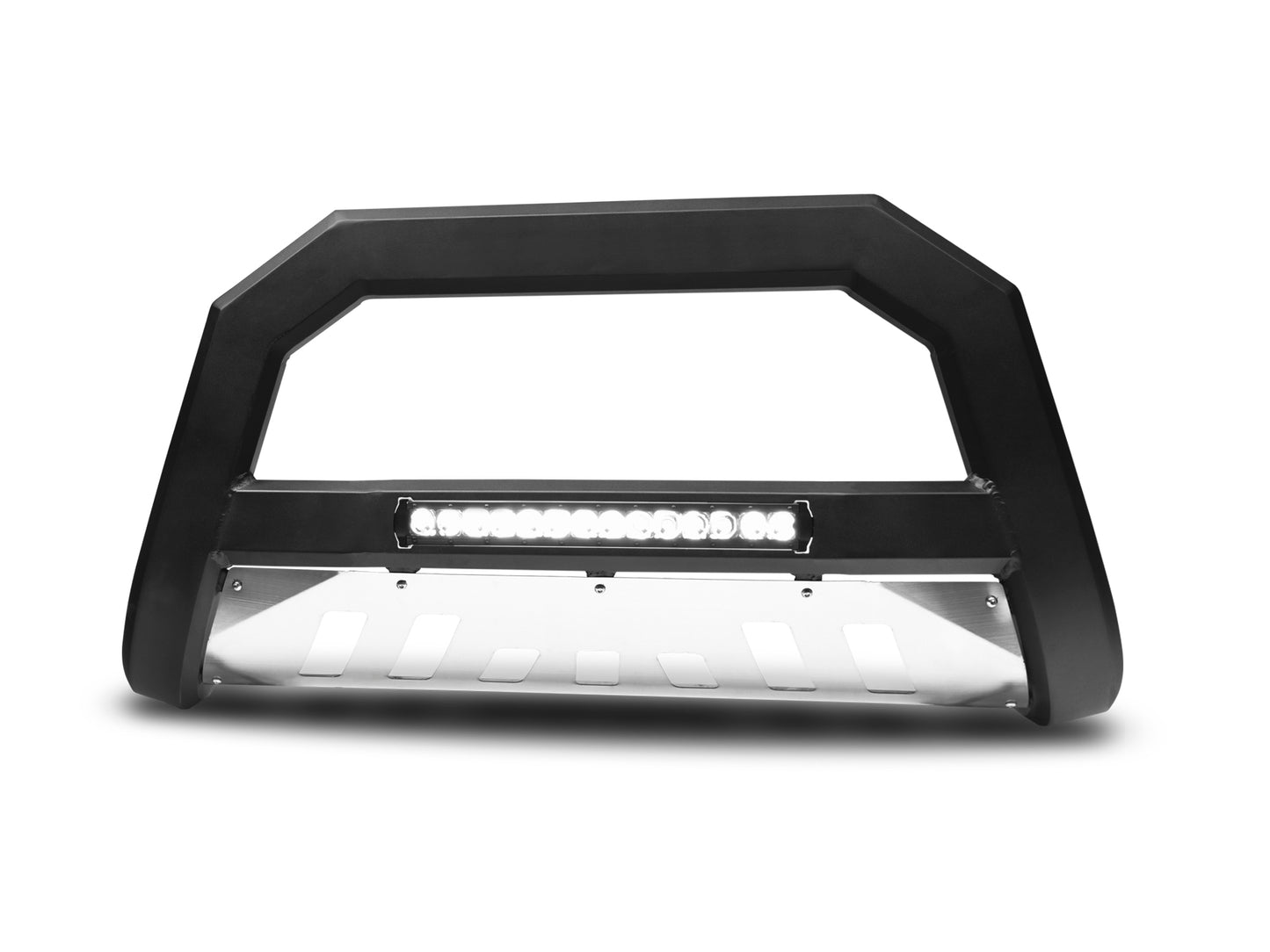 2000-2006 Chevy Silverado 2500/3500 AR Bull Bar W/LED - Matte Black W/Alum.